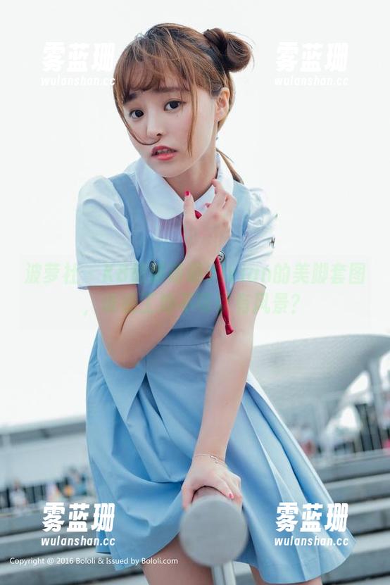 波萝社 - K8傲娇萌萌Vivian的美脚套图，谁说工地不可以有风景？